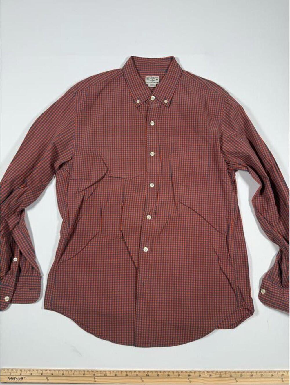 J.Crew Men's Button-Down Cotton Shirt Medium